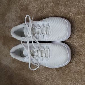 Nike White Lunarconverge Running Shoes